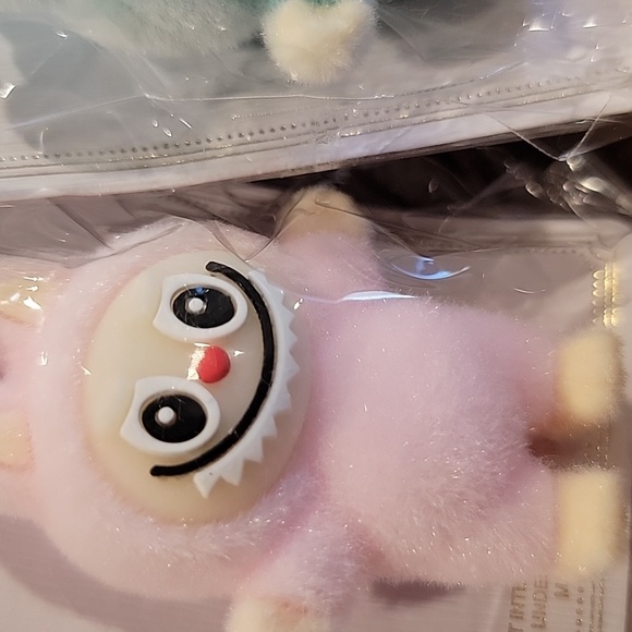 3 Piece Bundle Cute Keychain Set in Pink and Teal - Picture 3 of 3